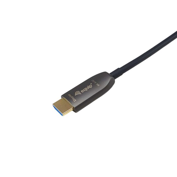 EQUIP Cable Óptico Activo HDMI 2.1 119421 25m 8K/60Hz HDR Ethernet ARC 48Gbps STP Chapado en Oro Negro 8 EQUIP Cable Óptico Activo HDMI 2.1 119421 25m 8K/60Hz HDR Ethernet ARC 48Gbps STP Chapado en Oro Negro 8