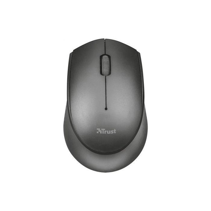 TECLADO Y RATÓN INALÁMBRICOS PARA FUNCIONES MULTIMEDIA TRUST THOZA - 13 TECLAS MULTIMEDIA - SENSOR ÓPTICO 1000 PPP - COBERTURA INALÁMBRICA 10M