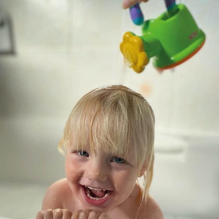 Nuby NUB0048526066261 Juguete de Baño Regadera Divertida para Bebés a partir de 12 Meses, Color Verde 3