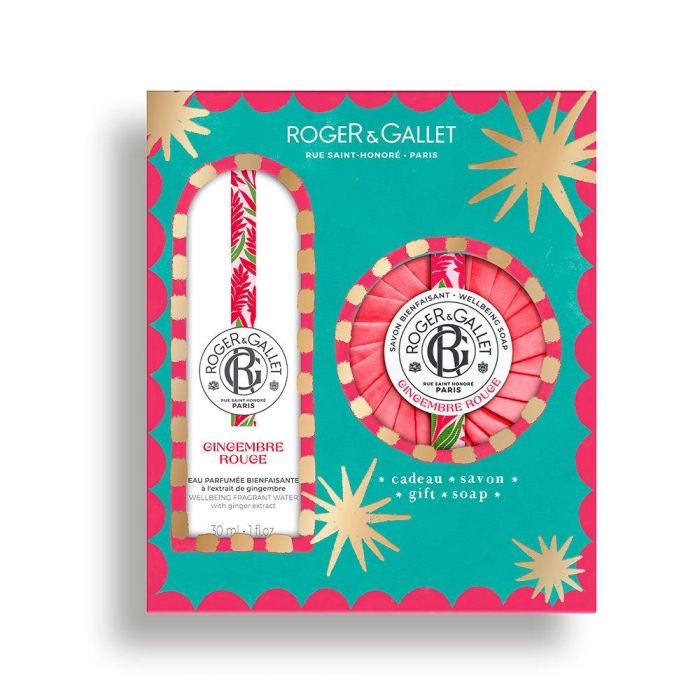 Roger & Gallet Gingembre Rouge Agua Perfumada Bienestar Estuche 1