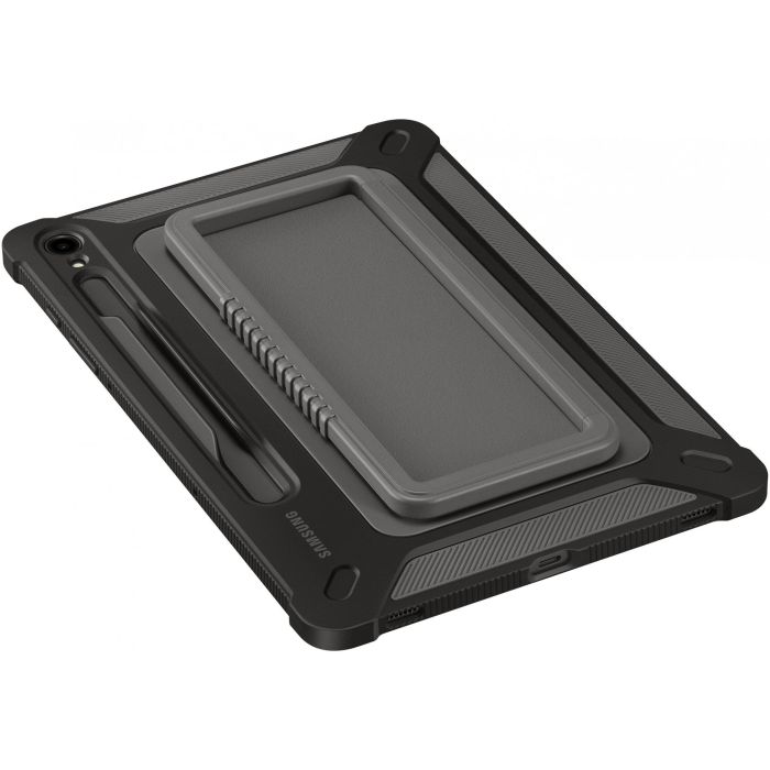 Samsung EF-RX710CBEGWW. Funda Outdoor negra para Galaxy Tab S9 11". Resistente a golpes y rayones con portabolígrafo. 2