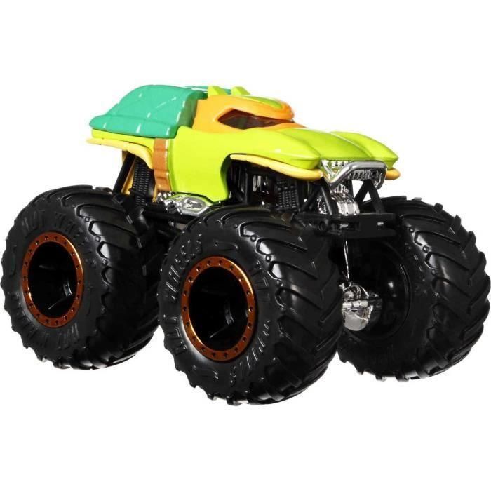 Hot Wheels - Conjunto de 2 vehículos de doble demolición Monster Truck - Autos pequeños - 3 años y + 4 Hot Wheels - Conjunto de 2 vehículos de doble demolición Monster Truck - Autos pequeños - 3 años y + 4