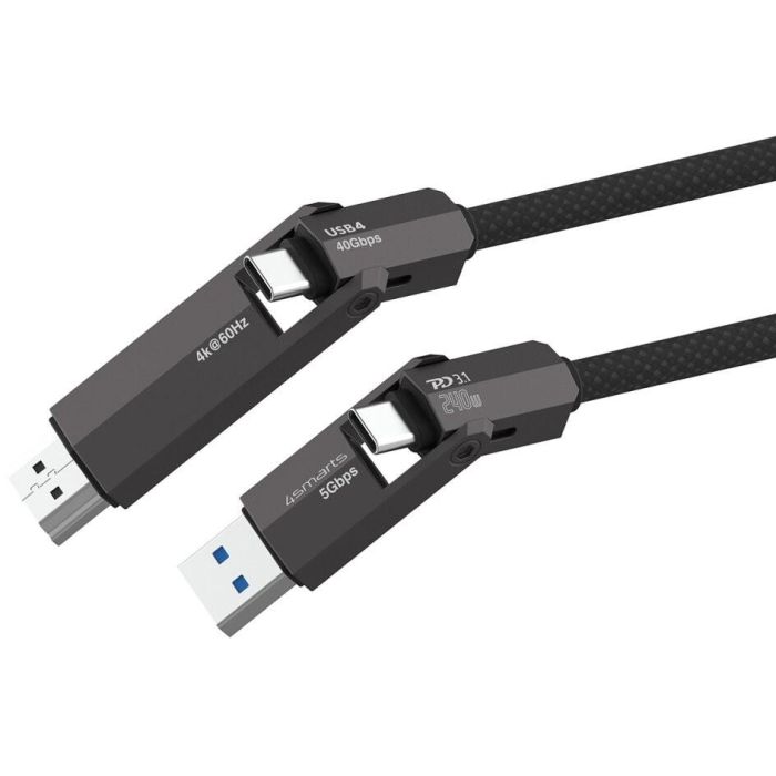 4smarts USB4 HDMI Kabel ComboCord 240W 1.5m 1