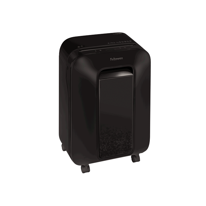 Fellowes 5502201 Destructora LX-200 Minicorte Negra, Trituración 4x12mm, 12 Hojas, 22L 2