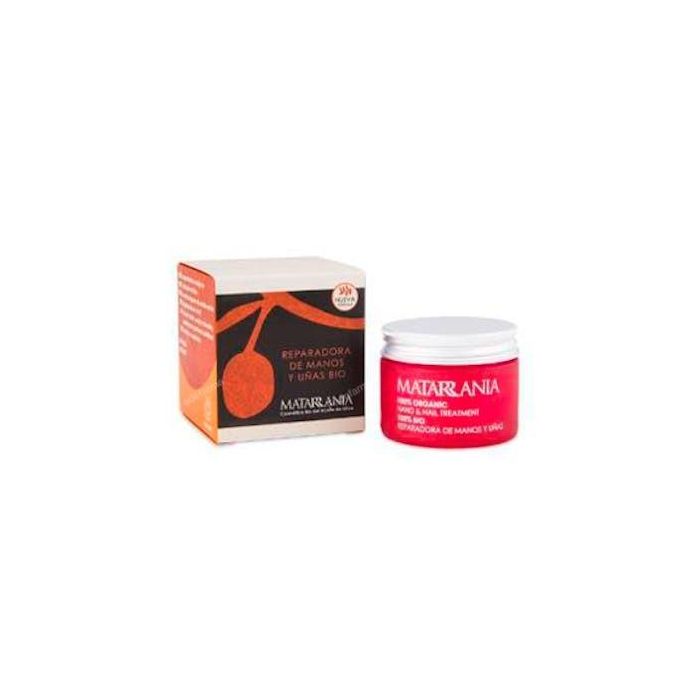 Matarrania Crema Reparadora de Manos y Uñas 100% BIO, Nutritiva y Regeneradora, para Todo Tipo de Pieles 30 ml