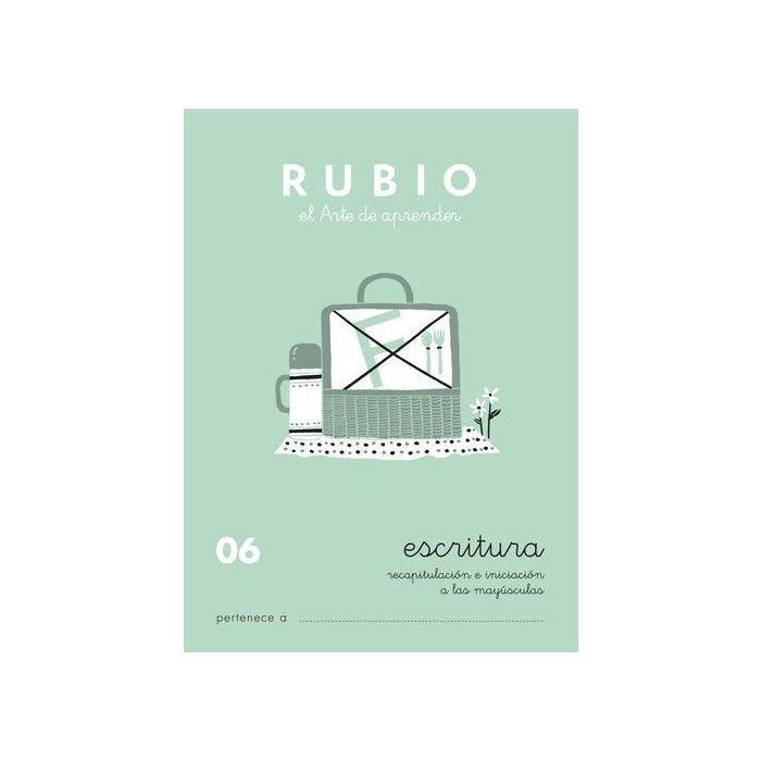 Cuaderno Rubio A5 Escritura Nº 06 (+5 Años) (Set de 10)