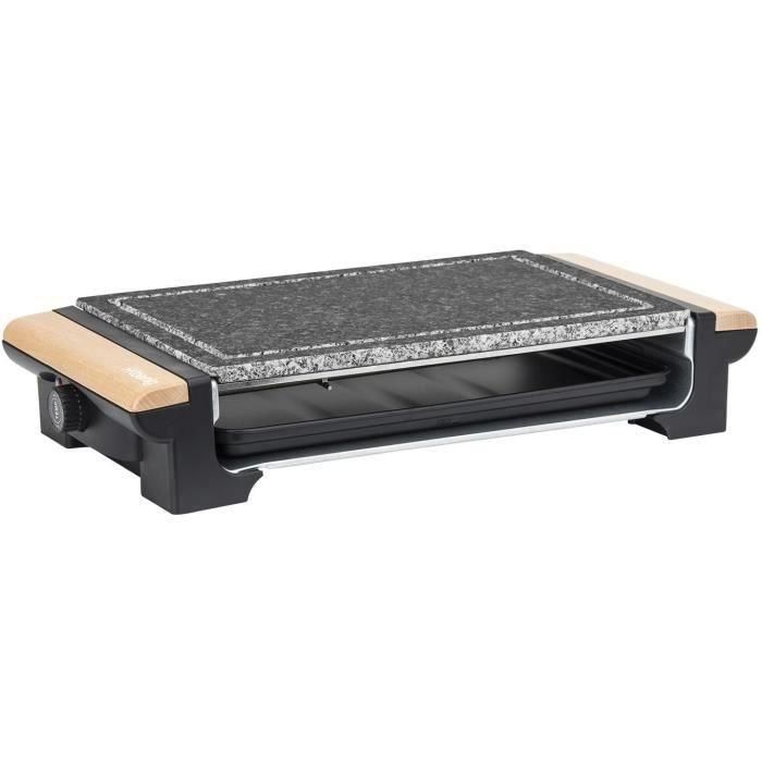 H.KoeNIG - RP320 - Parrilla 2 en 1 - Función para hornear y parrilla - 37 x 23 cm - Mangos de madera - 1300 W 1 H.KoeNIG - RP320 - Parrilla 2 en 1 - Función para hornear y parrilla - 37 x 23 cm - Mangos de madera - 1300 W 1