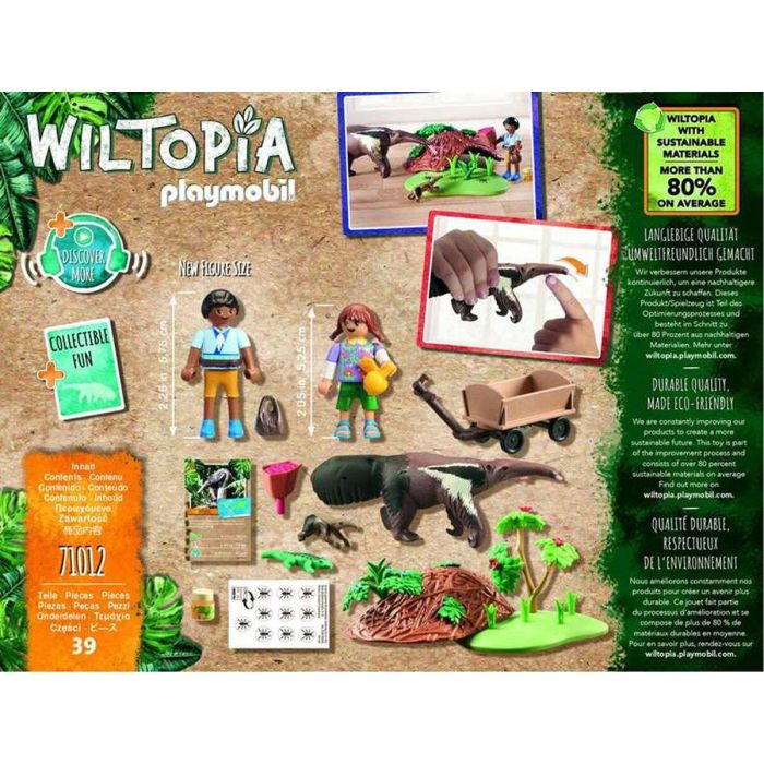 Cuidado del oso hormiguero playmobil wiltopia 1