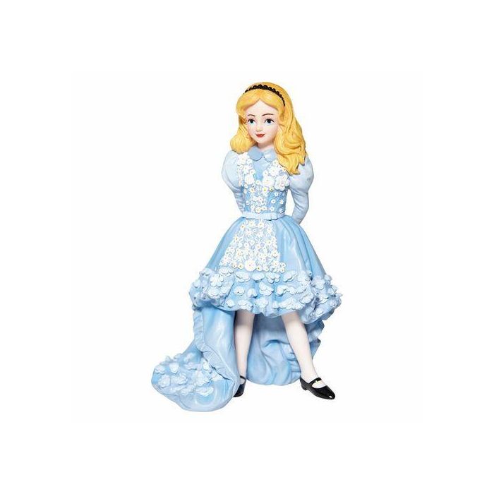 Enesco Figura Disney Alicia en el País de las Maravillas de Resina de 18 cm
