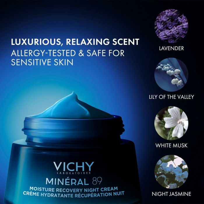 Vichy MINÉRAL 89 Crema Hidratante de Noche con Melatonina y Ácido Hialurónico 50 ml 3 Vichy MINÉRAL 89 Crema Hidratante de Noche con Melatonina y Ácido Hialurónico 50 ml 3