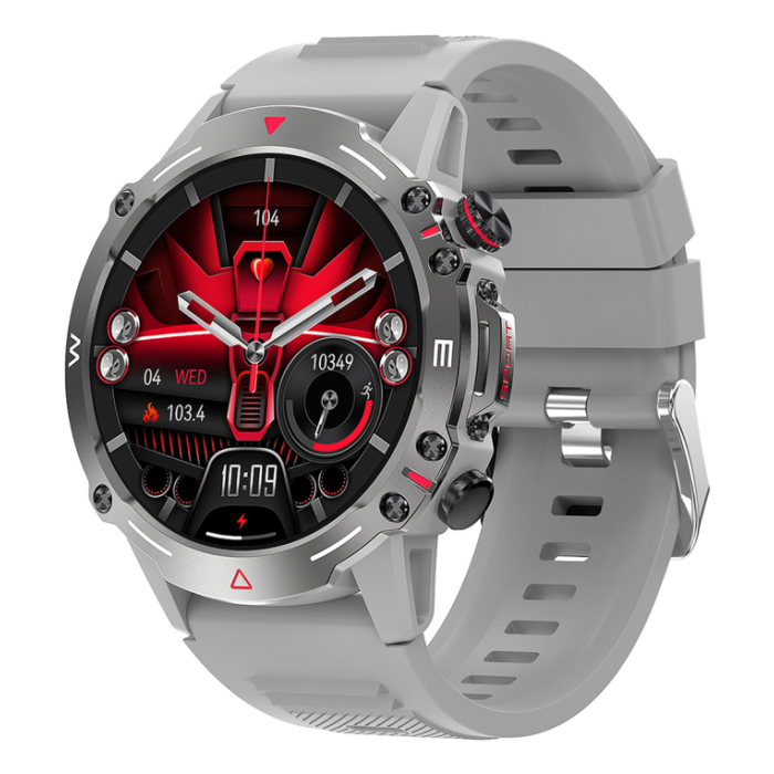 Trevi T-FIT 510 A Reloj Inteligente 1.43" AMOLED IP68 Monitor Cardíaco Tensiómetro Oxígeno Bluetooth Micrófono Gris