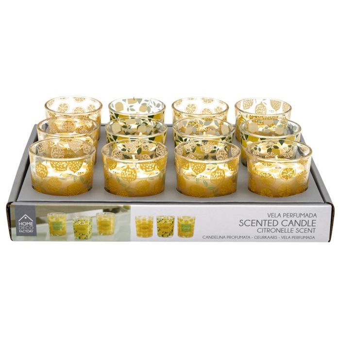 Vela Citronela Home Deco Factory altura 6,5 cm  3