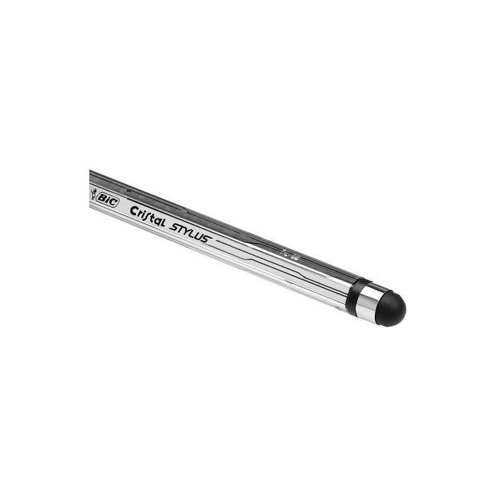 Bolígrafo de Tinta de Aceite Bic Cristal Stylus 9021211/ para Pantallas Táctiles/ Negro 3