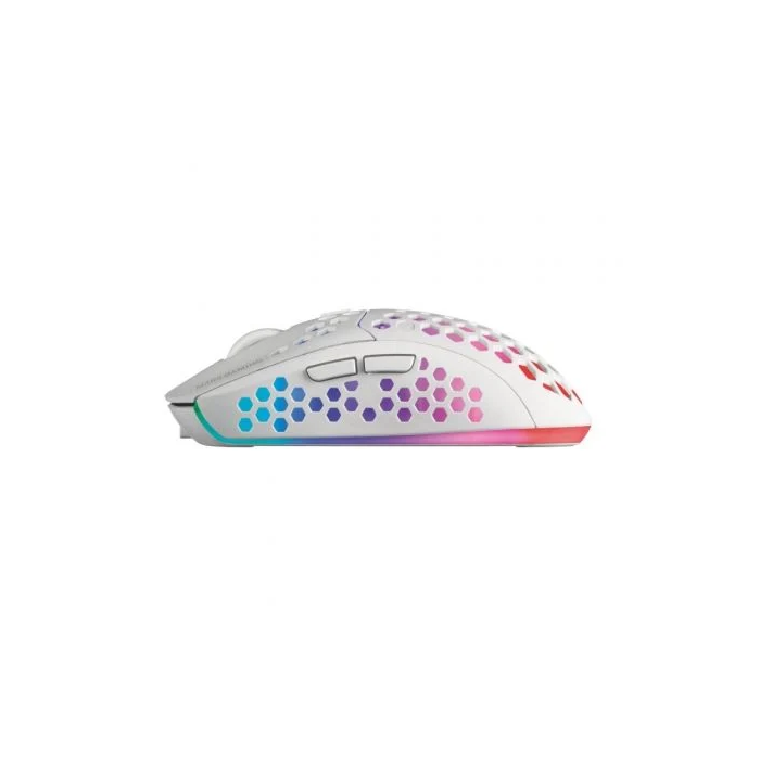 RATON MARS GAMING MMW3 3.200DPI INALAMBRICO BLANCO RGB FLOW 2