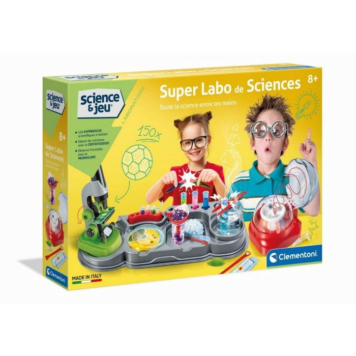 Juego de Ciencia Clementoni Super Science Lab FR 0 Juego de Ciencia Clementoni Super Science Lab FR 0