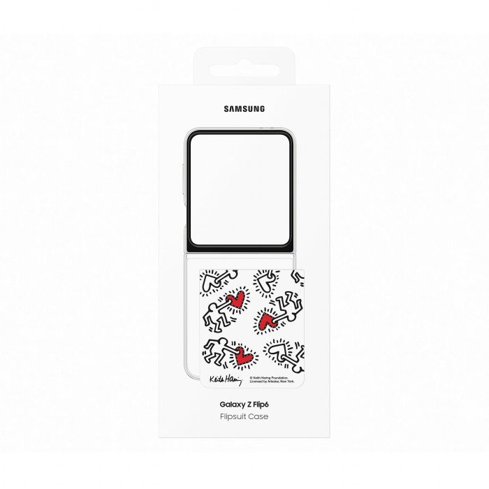 Samsung EF-ZF741CWEGWW Flipsuit Case para Galaxy Z Flip6, Funda Antigolpes y Antirayaduras de 6.7 Pulgadas, Blanco 3