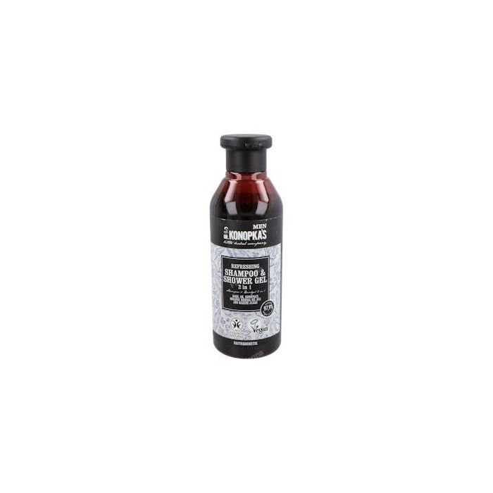 DR. KONOPKA'S Men Champú-Gel Ducha Refrescante 2 en 1 280ml Vegano & Cosmos Natural