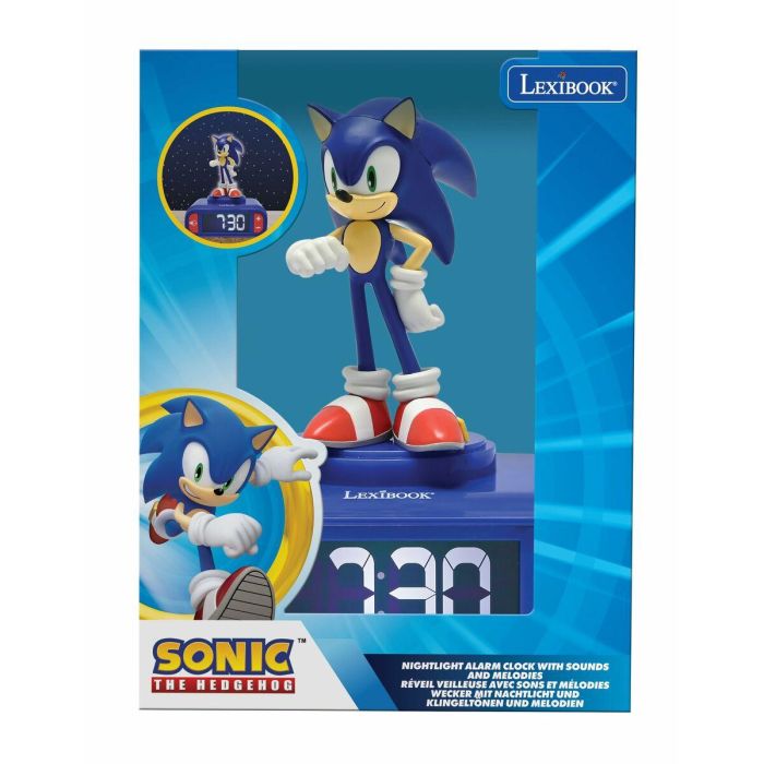 Lexibook LEX3380743105918 Despertador digital con luz nocturna Sonic y efectos de sonido. 3 Lexibook LEX3380743105918 Despertador digital con luz nocturna Sonic y efectos de sonido. 3