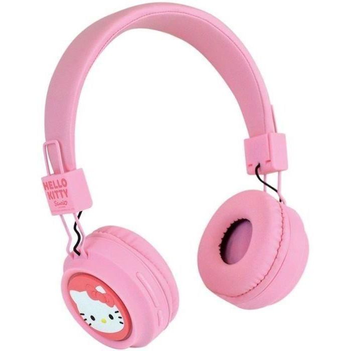 Auriculares Bluetooth ajustables con micrófono - HELLO KITTY - Cable USB - Cable de audio - A partir de 3 años 0 Auriculares Bluetooth ajustables con micrófono - HELLO KITTY - Cable USB - Cable de audio - A partir de 3 años 0