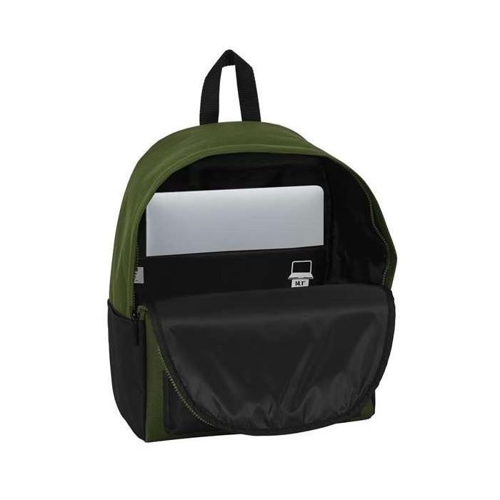 Mochila para Portátil Safta Dark Forest Negro Verde 31 x 40 x 16 cm 1