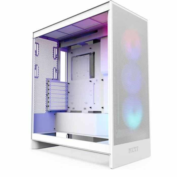 Caja Semitorre ATX NZXT H7 Flow RGB Midi Blanco 4 Caja Semitorre ATX NZXT H7 Flow RGB Midi Blanco 4