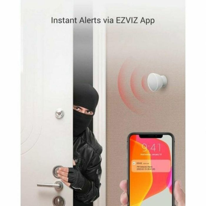 EZVIZ T1C Sensor infrarrojo pasivo (PIR) Inalámbrico Pared Blanco 16 EZVIZ T1C Sensor infrarrojo pasivo (PIR) Inalámbrico Pared Blanco 16