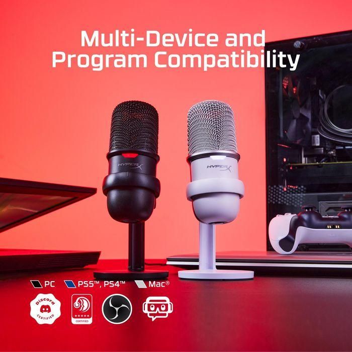 HP 4P5P8AA Micrófono para PC Negro USB Tipo C Compatible con PC, PS5, PS4, Mac 7
