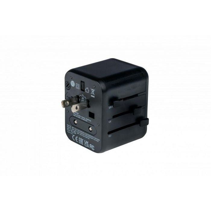 Verbatim Uta-02 Adaptador Universal De Viaje Con 1 Puerto Usb-C - 1 Puerto Usb-A 11