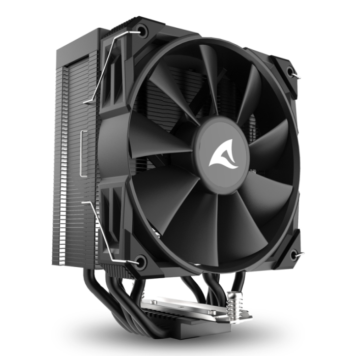 Sharkoon A50 Refrigerador de CPU de Torre Única con Ventilador 120mm, 5 Tubos de Calor, TDP 230W, Negro. Compatible con Zócalos. Sharkoon A50 Refrigerador de CPU de Torre Única con Ventilador 120mm, 5 Tubos de Calor, TDP 230W, Negro. Compatible con Zócalos.