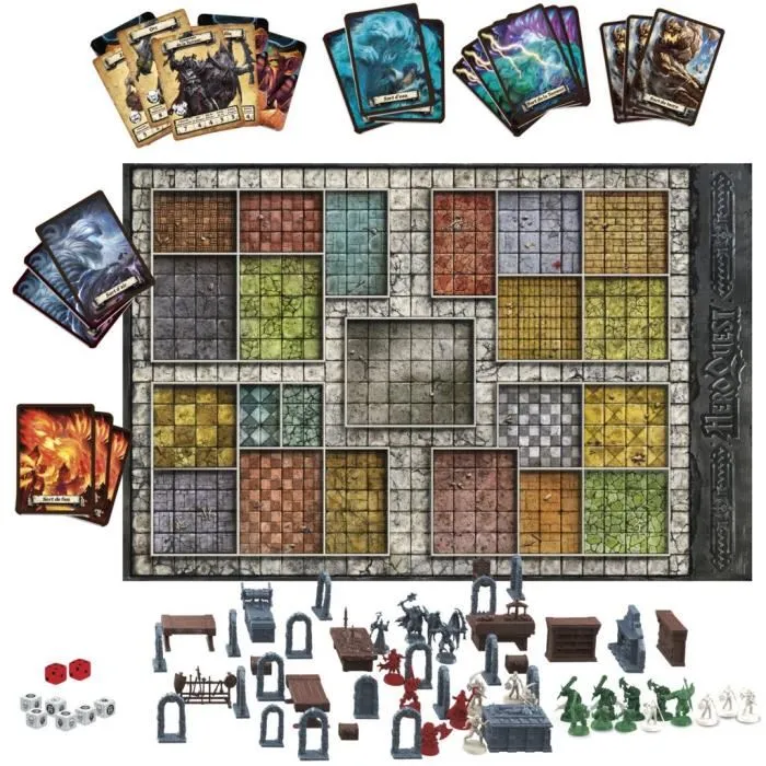 Hasbro Gaming Heroquest Game System HAS5010993940479 - Fantástica Aventura en Estilos de Mazmorras - Juego de Mesa para 14 Años, 2-5 Jugadores Hasbro Gaming Heroquest Game System HAS5010993940479 - Fantástica Aventura en Estilos de Mazmorras - Juego de Mesa para 14 Años, 2-5 Jugadores