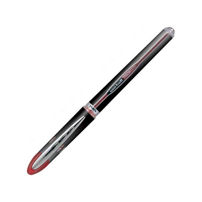 Uni-Ball Rollerball Vision Elite Micro UB-205 0.5 mm Rojo - Caja de 12 unidades