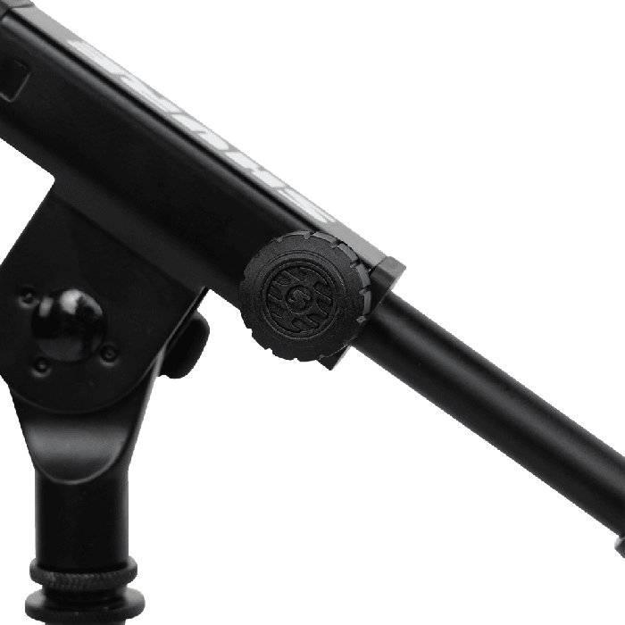 SBG Soporte de Micrófono de Suelo con Base Trípode, Altura Regulable 1143-1765mm y Mango Ergonómico 6