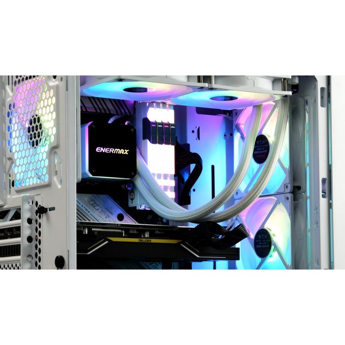 120mm Enermax Fan HF120 ARGB Case Fan White 3-Pack 2 120mm Enermax Fan HF120 ARGB Case Fan White 3-Pack 2