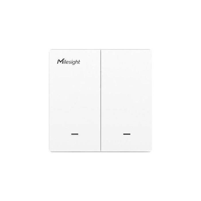 Milesight Wall Switch LoRaWAN 3-wire 2 Button