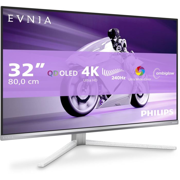 Philips Evnia 32M2N8900 Monitor Gaming 31.5" 4K UHD QD-OLED 240Hz 0.03ms G-SYNC Altura Regulable Blanco 1