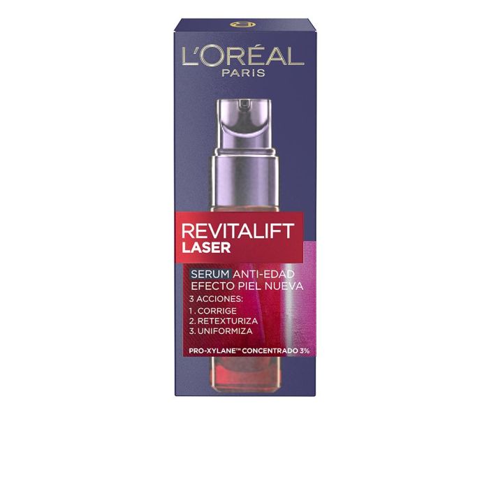 L'Oréal Paris REVITALIFT LASER X3 Serum Antiarrugas y Revitalizante con Pro-XylaneTM, 30 ml 1