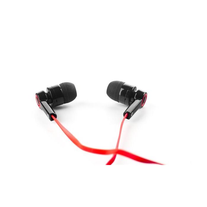 Auriculares Intrauditivos Con Micrófono Rojos ELBE AU-R10-MIC 6