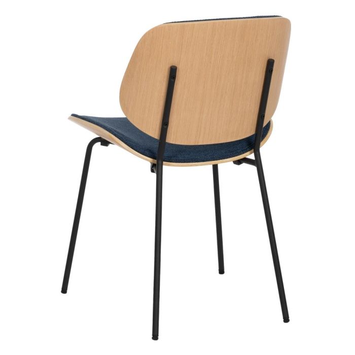 Silla Azul Marino Dm-Metal Salón 49 X 50 X 80 cm