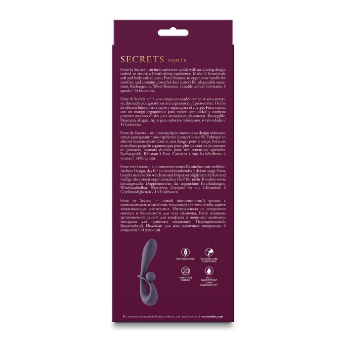 Vibrador NS Novelties Secrets Gris 2