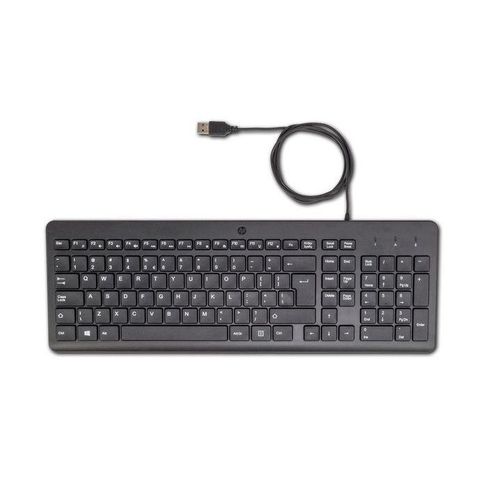 HP 150 Teclado con Cable USB Plug and Play Cómodo para Escritorio HP 150 Teclado con Cable USB Plug and Play Cómodo para Escritorio