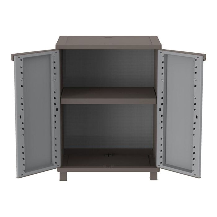 Terry Armario jrattan 370, 1 balda, Gris / antracita, Resina, 68 x 37,5 x 91,5 cm 0 Terry Armario jrattan 370, 1 balda, Gris / antracita, Resina, 68 x 37,5 x 91,5 cm 0