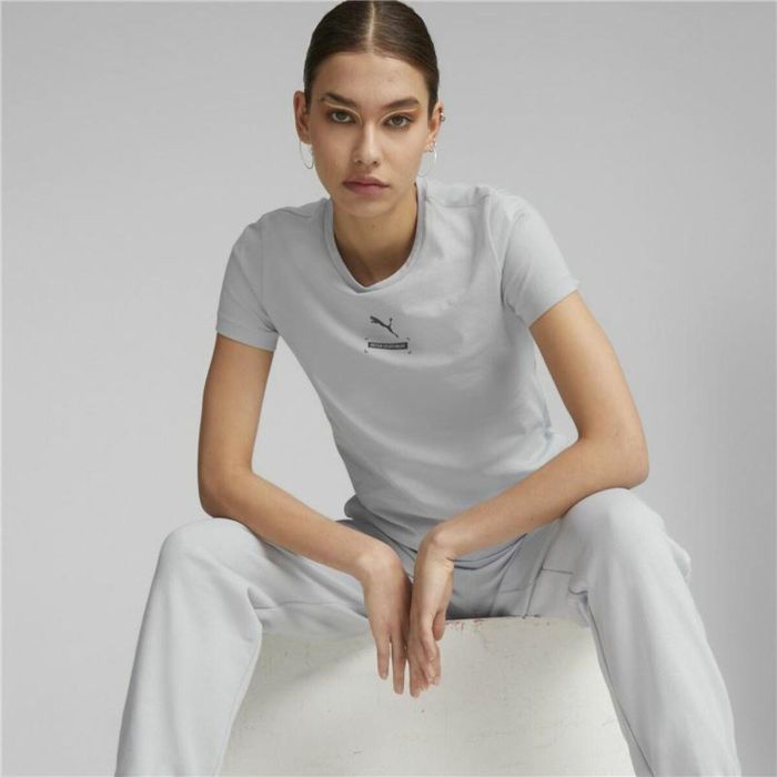 Camiseta de Manga Corta Mujer Puma Better Gris 5 Camiseta de Manga Corta Mujer Puma Better Gris 5