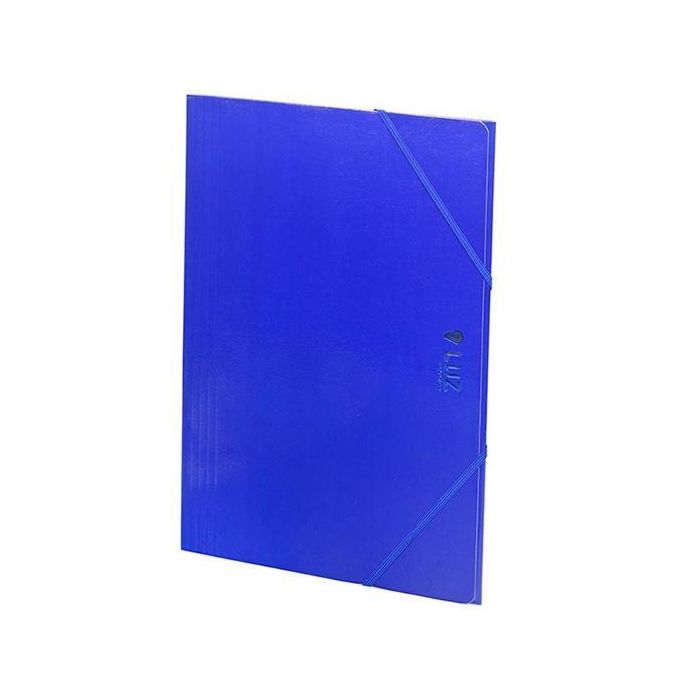 Carchivo Carpeta 3 Solapas Folio C-Gomas Cartón Brillo Luz Azul Marino Carchivo Carpeta 3 Solapas Folio C-Gomas Cartón Brillo Luz Azul Marino