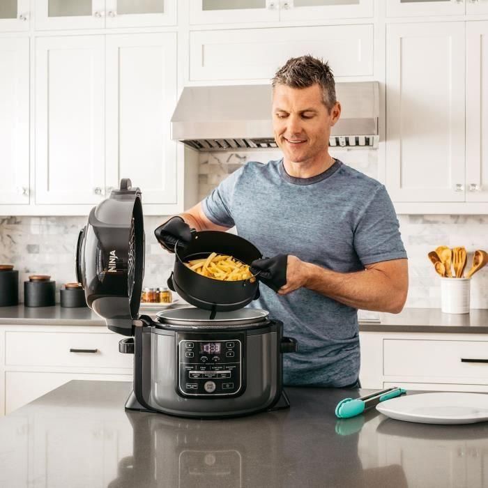 Ninja OP300EU Foodi 7-en-1 Multicocción, Freidora de Aire y Olla a Presión 6L - 1460W Negro 5