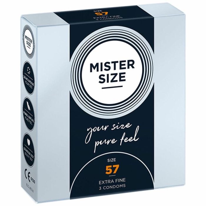 Preservativos Mister Size Ø 5,7 cm (3 pcs) Preservativos Mister Size Ø 5,7 cm (3 pcs)