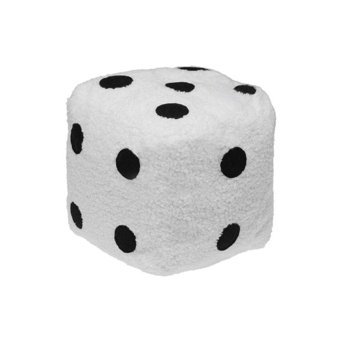 Sujetapuertas Dado Blanco Versa 20x18 cm - Textil 100% poliéster (2 Unidades) 1 Sujetapuertas Dado Blanco Versa 20x18 cm - Textil 100% poliéster (2 Unidades) 1