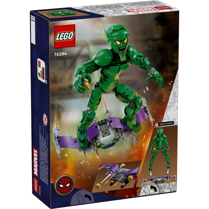 LEGO 76284 Marvel Minifigura Duende Verde de superhéroe de juguete para construir para niños 11 LEGO 76284 Marvel Minifigura Duende Verde de superhéroe de juguete para construir para niños 11