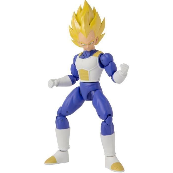 Bandai Dragon Ball Super Figura Super Saiyan Vegeta Dragon Stars 17 cm Articulada con 16 Puntos 2