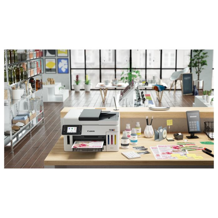 Canon MAXIFY GX6150 - Impresora Multifunción A4 Color con Sistema MegaTank, WiFi, Duplex, ADF - Alta Productividad para Oficina
