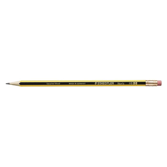 Lapices De Grafito Staedtler Noris N.2 Hb Con Goma De Borrar Unidad 12 unidades 2